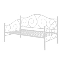 Load image into Gallery viewer, Twin size White Metal Day Bed Frame - 600 lb Weight Limit
