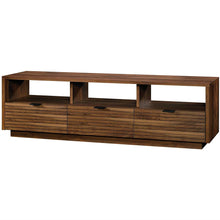 Load image into Gallery viewer, Modern Walnut Finish TV Stand Entertainment Center - Fits up to 70-inch TV
