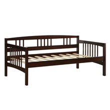 Load image into Gallery viewer, Twin size Day Bed in Espresso Wood Finish - Trundle Not Included
