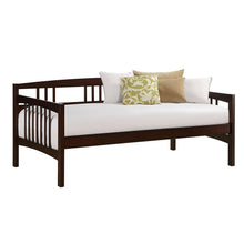 Load image into Gallery viewer, Twin size Day Bed in Espresso Wood Finish - Trundle Not Included
