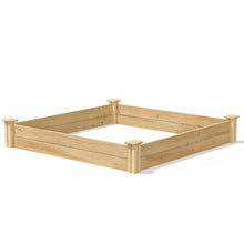 Load image into Gallery viewer, 4 ft x 4 ft Pine Wood Raised Garden Bed - Made in USA
