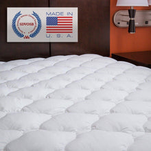 Load image into Gallery viewer, King size Extra Plush Mattress Pad - Hypo-allergenic
