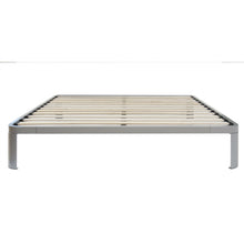 Load image into Gallery viewer, Full size Luna Metal Platform Bed Frame with Wooden Slats
