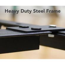 Load image into Gallery viewer, Full size Sturdy Metal Bed Frame with 7-Legs Locking Casters and Headboard Brackets
