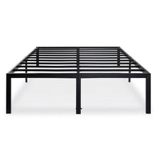 Load image into Gallery viewer, Full 18-inch High Rise Heavy Duty Black Metal Platform Bed Frame
