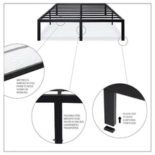 Load image into Gallery viewer, Full size Heavy Duty Metal Platform Bed Frame - 2,000 lb Weight Capacity
