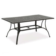 Load image into Gallery viewer, Cast Aluminum 40 x 70 inch Outdoor Dining Table in Bronze
