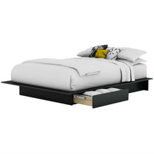 Load image into Gallery viewer, Full / Queen size Modern Platform Bed Frame with 2 Storage Drawers
