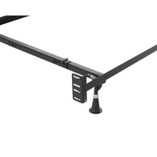 Load image into Gallery viewer, Twin/Full Adjustable Metal Bed Frame with Headboard Footboard Brackets
