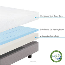 Load image into Gallery viewer, Twin size 5-inch Thick Memory Foam Mattress - Firm Feel
