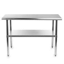 Load image into Gallery viewer, Stainless Steel 48 x 24 inch Heavy Duty Kitchen Work Table
