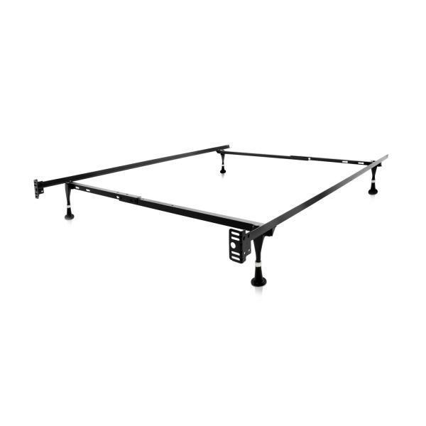 Twin / Full Bed Frame with Smooth-Glide Legs and Headboard Brackets