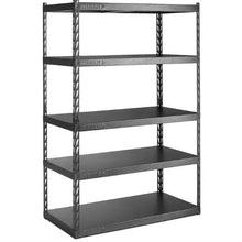 Load image into Gallery viewer, Heavy Duty 48-inch Wide 5-Shelf Metal Shelving Unit
