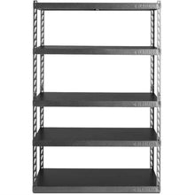 Load image into Gallery viewer, Heavy Duty 48-inch Wide 5-Shelf Metal Shelving Unit
