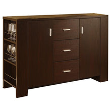 Load image into Gallery viewer, Modern Dining Buffet Sideboard Server in Cappuccino Finish
