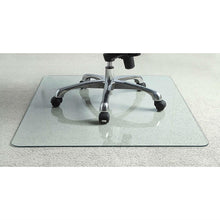 Load image into Gallery viewer, Heavy Duty 50 Inch Tempered Glass Chair Mat
