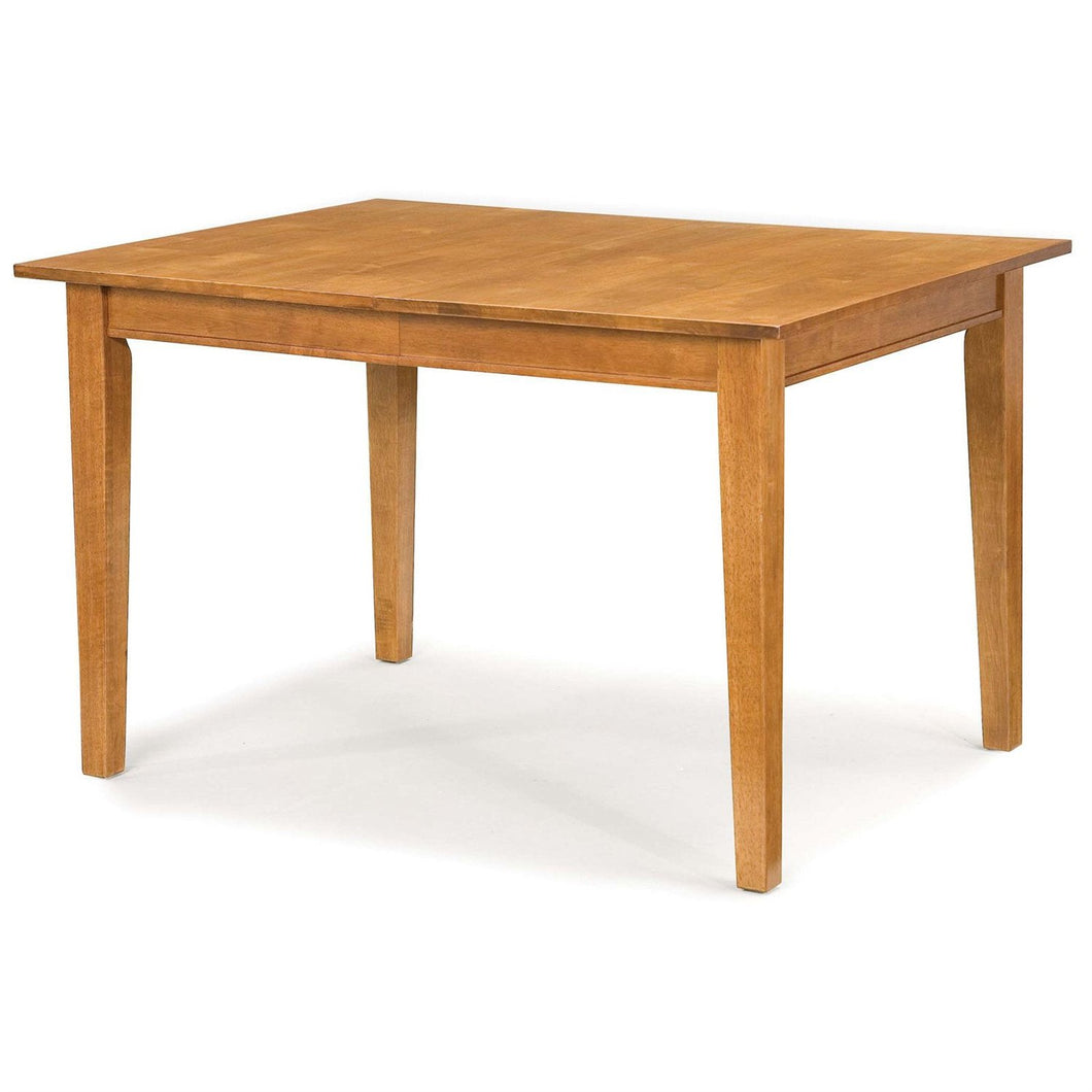 Space Saving Extendable Dining Table in Cottage Oak Finish