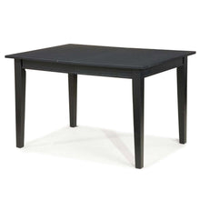 Load image into Gallery viewer, Space Saving Expandable Dining Table 48-66-inch in Ebony Black Wood Finish
