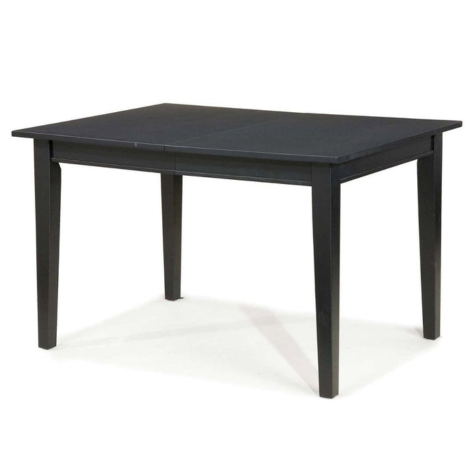 Space Saving Expandable Dining Table 48-66-inch in Ebony Black Wood Finish