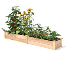 Load image into Gallery viewer, 16 in x 96 in FarmHome Narrow Cedar Wood Raised Garden Bed - Made in USA
