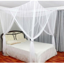 Load image into Gallery viewer, White Mosquito Net Bed Canopy Mesh Netting - size Full Queen King
