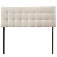 Load image into Gallery viewer, King size Off-White Ivory Fabric Button-Tufted Upholstered Headboard
