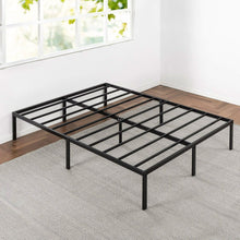 Load image into Gallery viewer, King size Modern Black Metal Heavy Duty Platform Bed Frame
