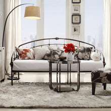 Load image into Gallery viewer, Twin Metal Daybed in Antique Dark Bronze Finish
