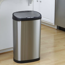 Load image into Gallery viewer, Stainless Steel 13 Gallon Touchless Kitchen Trash Can
