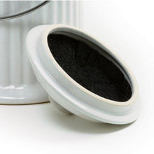 Load image into Gallery viewer, White Ceramic Compost Keeper/Bin with Odor Preventing Charcoal Filter
