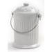 Load image into Gallery viewer, White Ceramic Compost Keeper/Bin with Odor Preventing Charcoal Filter
