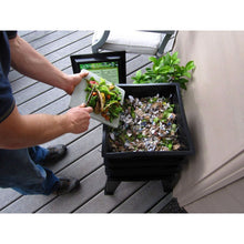 Load image into Gallery viewer, Black Worm Composter with Compost Tea Spigot - Indoor or Outdoor
