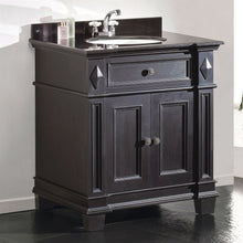 Load image into Gallery viewer, Single Sink Bathroom Vanity with Cabinet &amp; Black Granite Countertop / Backsplash
