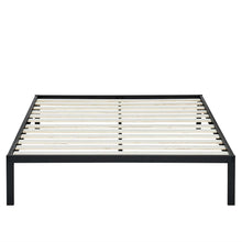 Load image into Gallery viewer, Queen size Steel Metal Platform Bed Frame with Wood Slats
