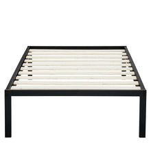 Load image into Gallery viewer, Twin Size Heavy Duty Metal Platform Bed Frame with Wooden Slats
