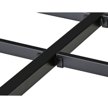 Load image into Gallery viewer, Twin size Modern Heavy Duty Black Metal Platform Bed Frame
