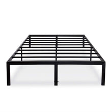 Load image into Gallery viewer, Queen size Modern Heavy Duty Black Metal Platform Bed Frame

