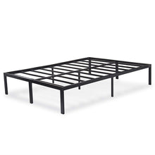 Load image into Gallery viewer, Queen size Modern Heavy Duty Black Metal Platform Bed Frame
