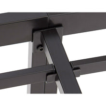 Load image into Gallery viewer, Queen size Modern Heavy Duty Black Metal Platform Bed Frame

