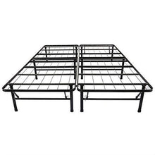 Load image into Gallery viewer, Queen size Black Metal Platform Bed Frame
