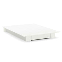 Load image into Gallery viewer, Queen size White Modern Platform Bed Frame with Bottom Storage Drawer
