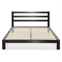 Load image into Gallery viewer, Queen Heavy Duty Metal Platform Bed Frame with Headboard and Wood Slats
