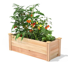 Load image into Gallery viewer, 48 in x 16 Premium Cedar Wood Raised Garden Bed - Made in USA
