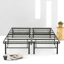 Load image into Gallery viewer, Queen size Folding Sturdy Metal Platform Bed Frame with Storage Space
