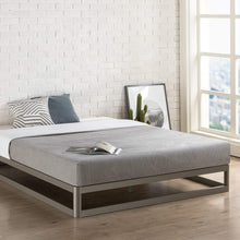 Load image into Gallery viewer, Queen size Modern Heavy Duty Low Profile Metal Platform Bed Frame
