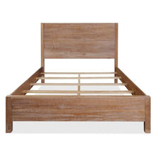 Load image into Gallery viewer, FarmHome Rustic Solid Pine Platform Bed in Queen Size
