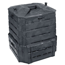 Load image into Gallery viewer, Black Plastic Compost Bin Composter for Home Garden Composting - 94 Gallon
