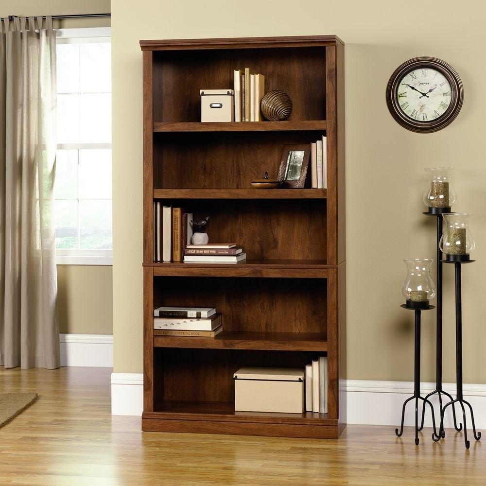 5-Shelf Bookcase in Oiled Oak Finish