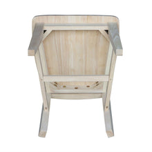 Load image into Gallery viewer, Set of 2 - Mission Style Unfinished Wood Dining Chair with High Back
