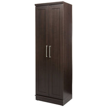 Load image into Gallery viewer, Bedroom Wardrobe Cabinet Storage Closet Organizer in Dark Brown Oak Finish
